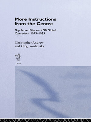 cover image of More Instructions from the Centre